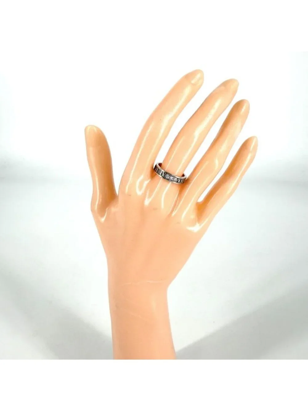 Tiffany & Co Ring Atlas WG 18k White Gold Diamond